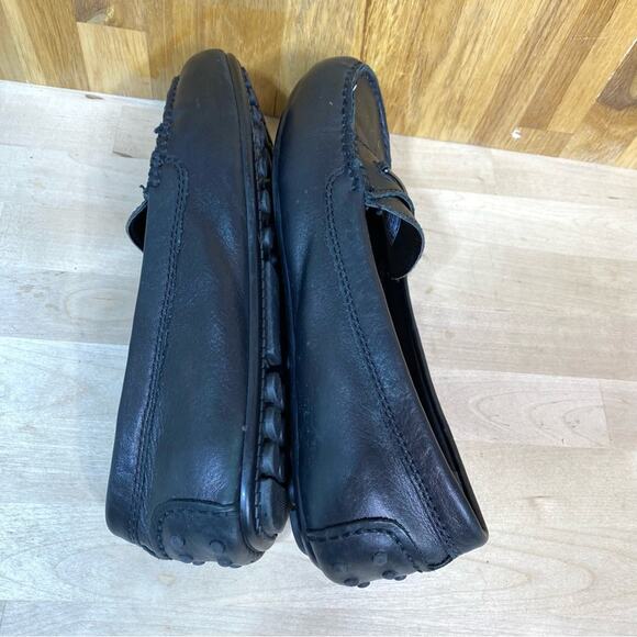 Vionic Black Leather Ashby Loafer Moc Toe 7 - Picture 9 of 10